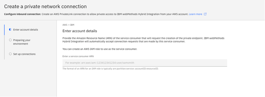 Enter Account Details